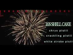 16 شات چینی کیک بزرگ آتش بازی برای مناسبت کریسمس