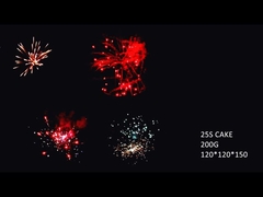 ۲۰۲۱ جدید و با کیفیت چینی ۱۶ شات ۲۰۰ گرم کیک مصرفی آتش بازی برای جشن