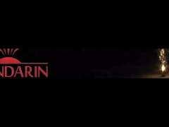 پيتروتنيک ماندارين صحنه فواره سرد آتش بازی 0.025 CBM برای جشن