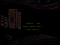 گلوله های توپخانه ای لیو یانگ / گلوله های گلوله ای سه گانه آتش بازی برای جشنواره