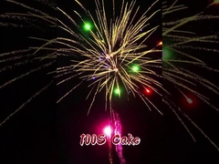 عمده فروشی 100 شات آتش بازی کیک 1.4G آتش بازی کیک مصرفی برای جشنواره آتش بازی در فضای باز