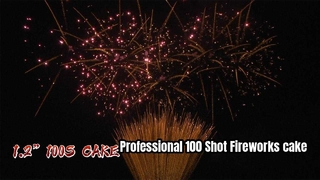 1.2 اینچ 100 شات کیک Fireworks 1.3G Professional UN0335 Certified Pyrotechnics