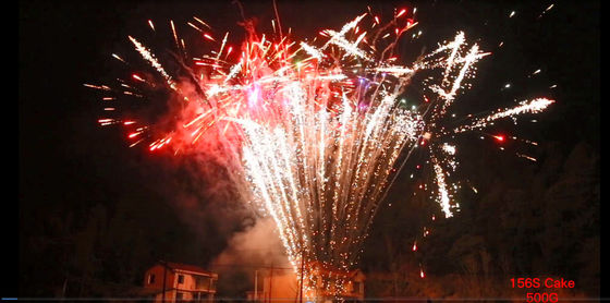Chinese High Quality 500G 156 Shots Consumer Cake Fireworks From Liuyang Professional Fireworks Supplier