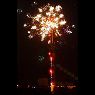 Liuyang Pyrotechnics Fireworks 196 Shots کیک حرفه ای آتش بازی نمایش جلوه های ویژه