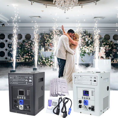 750 وات کنترل بی سیم DMX سرد Pyro Sparkler آتش بازی فواره ماشین برای DJ صحنه جشن عروسی سرد ماشین جرقه