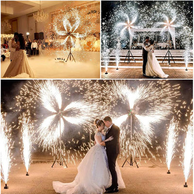 Remote Control Cold Fountain Double Wheels Electric Magical Windmill Stage Fireworks Igniter Magic Wheel Fireworks Firing Equipments