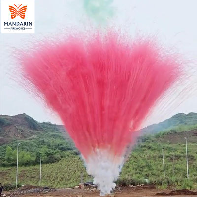 باتری آتش بازی فکتوری 100 شات، کیک آتش بازی روزانه، آتش بازی بدون باقیمانده، بدون لوله داخلی، کیک آتش بازی دود رنگی، مواد آتش بازی