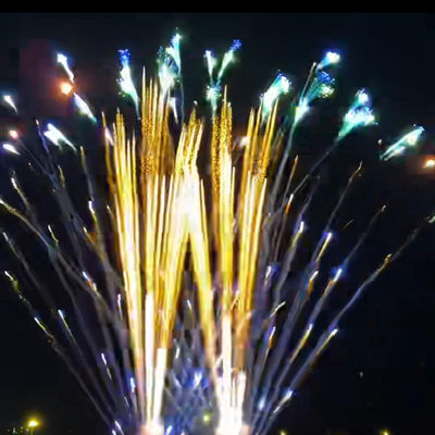 Chinese Factory Wholesale Fireworks Cake Europe Popular Battery 130 Shots Popular Blue Fireworks Pyrotechnics 1.4g Cake Firework