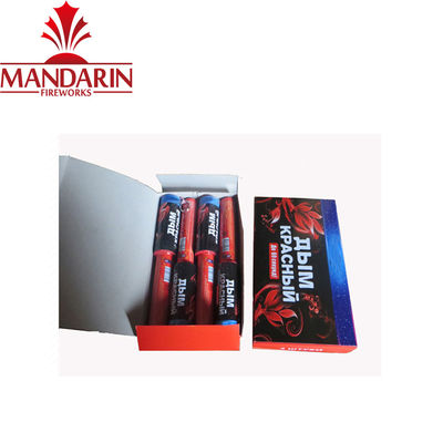 Daytime Handheld Colored Smoke Bombs , Colour Smoke Flare Fireworks