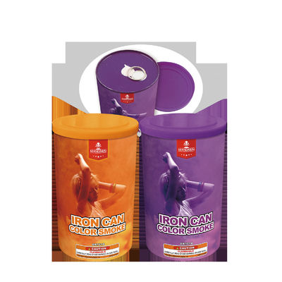 150S آهن می تواند رنگارنگ دود آتش بازی صادرات چینی دود بمب برای مهمانی و جشنواره