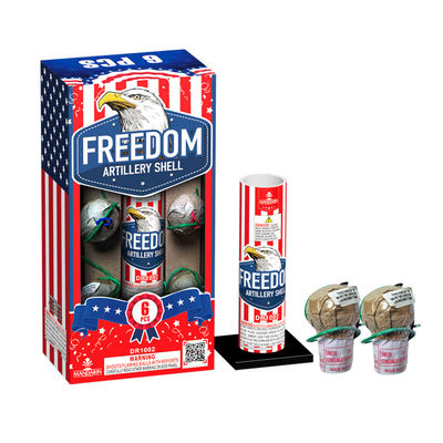 0.063 CBM Canister Artillery Shells Stadium Firework 1.75 اینچی بسته OEM