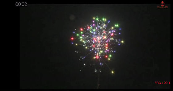Liuyang Outdoor 100 Shots Salute Cake Fireworks تایید CE
