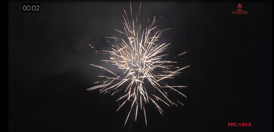 سفارشی 1.4 گرم Un0336 100 شات کیک Fireworks دارای گواهینامه CE